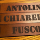 LEATHER LOCKER NAME PLATE